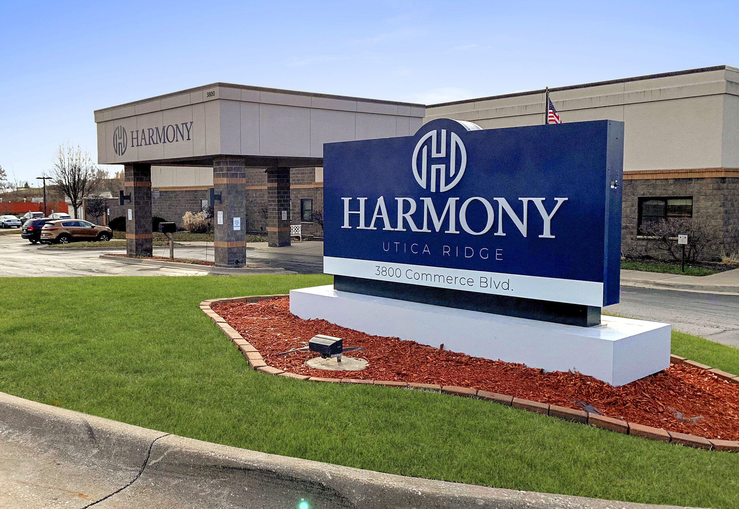 Harmony 8211 UTICA RIDGE 8211 OLD 8211 Exterior Manor Care 8211 RETOUCHED 8211 NO MANOR CARE SIGN