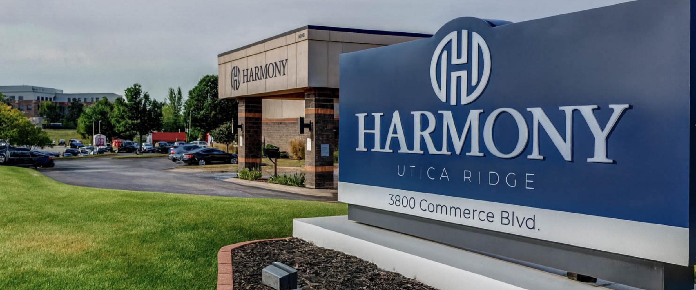 Harmony 8211 UTICA RIDGE 8211 OLD 8211 Exterior Manor Care 8211 RETOUCHED 8211 NO MANOR CARE SIGN